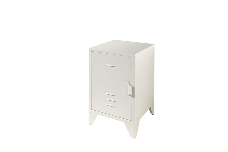 Nattbord Bronxx Hvit, Hvit