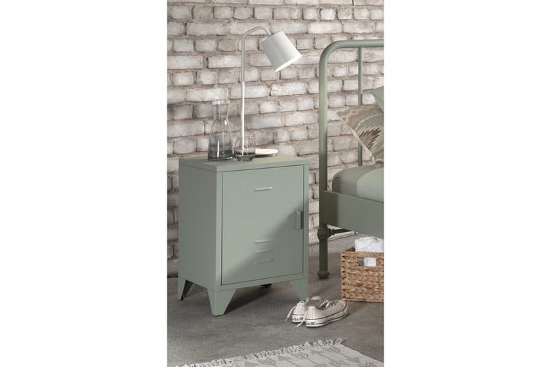 Nattbord Bronxx Olivengrønn - Olivengrønn - Møbler - Barnemøbler - Barnebord - Nattbord barn