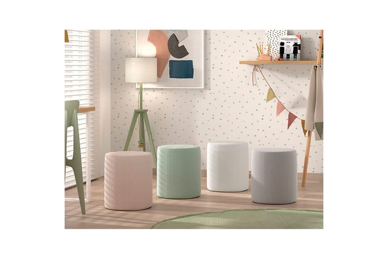 Nattbord Måne Oliven Grønn - Oliven Grønn - Møbler - Barnemøbler - Barnebord - Nattbord barn