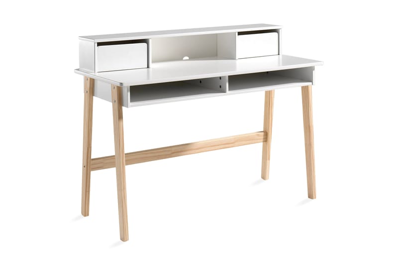 Penniman Skrivebord - Hvit - Møbler - Barnemøbler - Barnebord - Skrivepult barn
