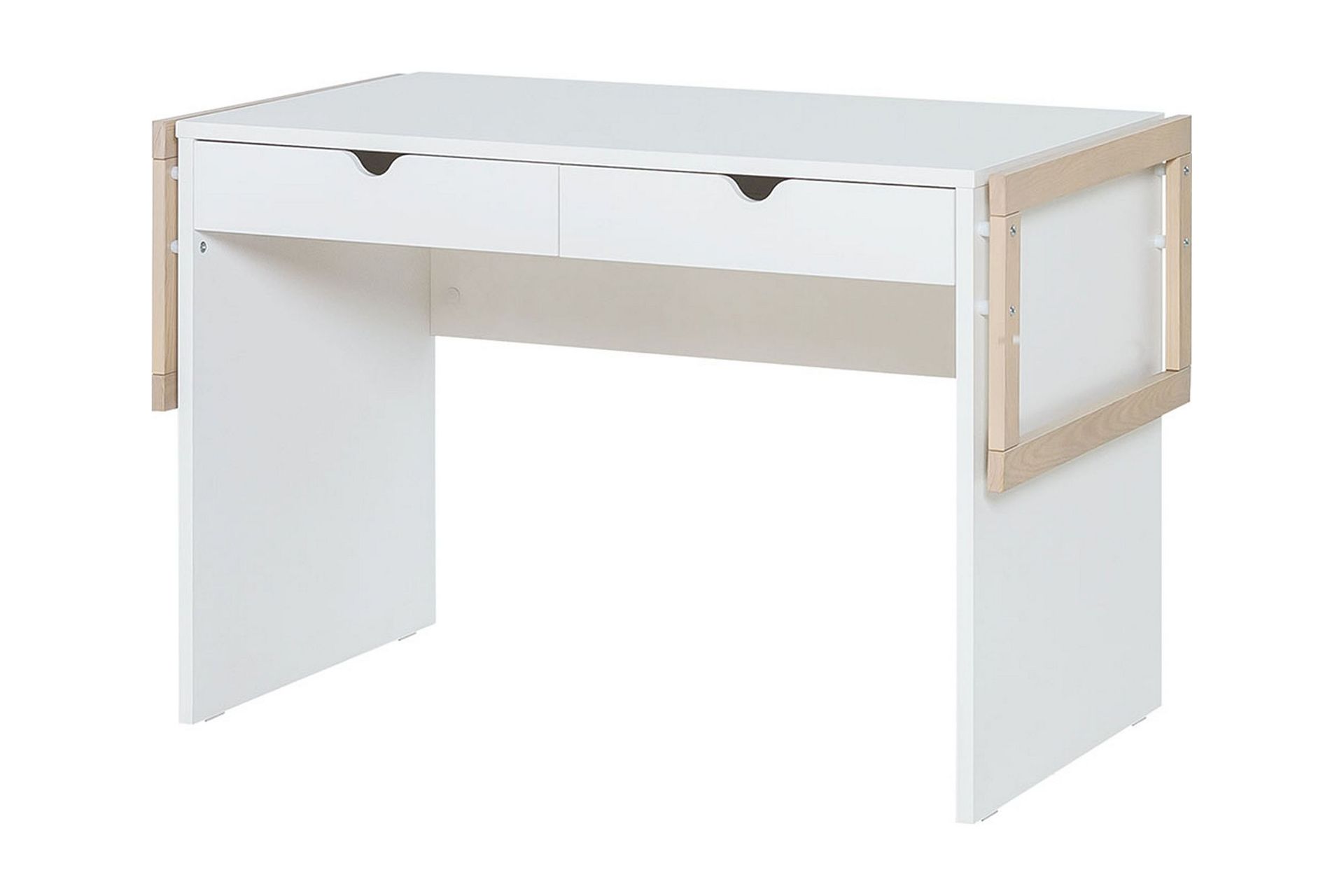 Stige Skrivebord 120 cm Hvit/Tre/Natur - Hvit/Tre/natur - Møbler - Barnemøbler - Barnebord - Skrivepult barn