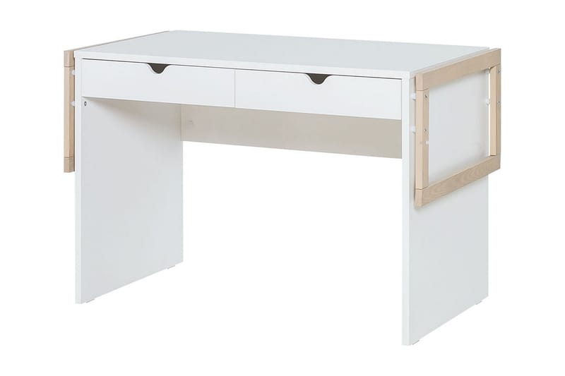 Stige Skrivebord 120 cm Hvit/Tre/Natur - Hvit/Tre/natur - Møbler - Barnemøbler - Barnebord - Skrivepult barn