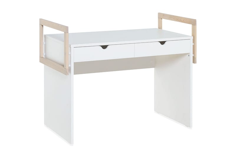 Stige Skrivebord 120 cm Hvit/Tre/Natur - Hvit/Tre/natur - Skrivepult barn