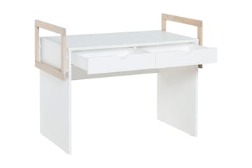 Stige Skrivebord 120 cm Hvit/Tre/Natur - Hvit/Tre/natur - Møbler - Barnemøbler - Barnebord - Skrivepult barn
