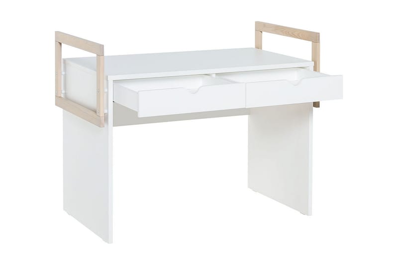 Stige Skrivebord 120 cm Hvit/Tre/Natur - Hvit/Tre/natur - Møbler - Barnemøbler - Barnebord - Skrivepult barn