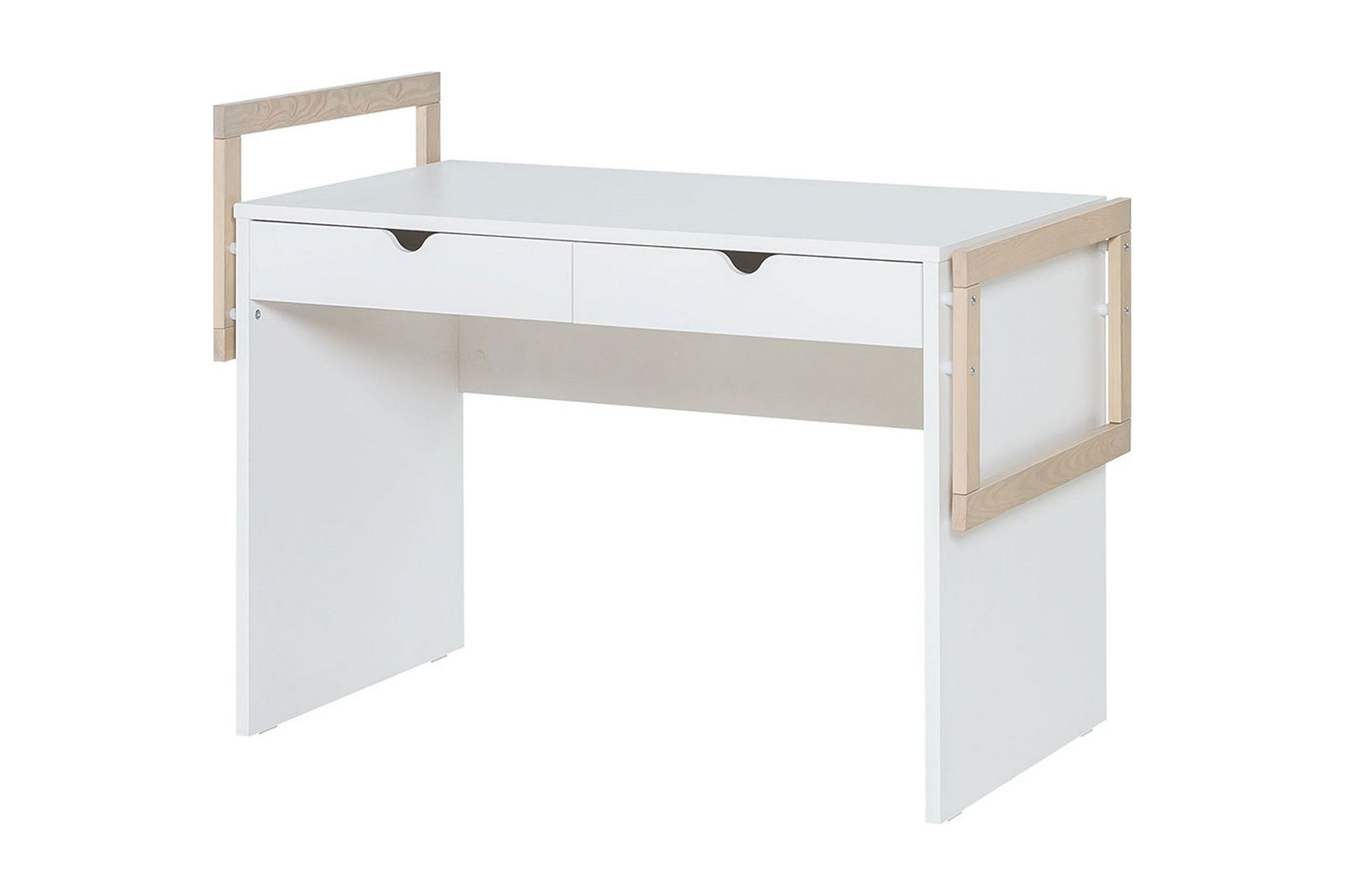 Stige Skrivebord 120 cm Hvit/Tre/Natur - Hvit/Tre/natur - Møbler - Barnemøbler - Barnebord - Skrivepult barn