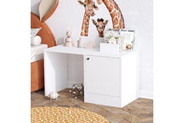 Tavsan Barneskrivebord 90x60 cm - Hvit - Møbler - Barnemøbler - Barnebord - Skrivepult barn