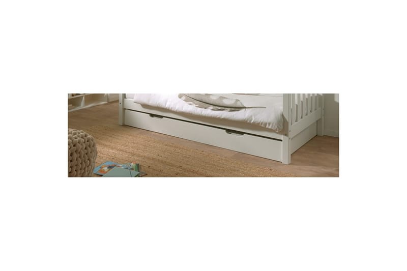 UnderBed Fritz Hvit - Hvit - Møbler - Barnemøbler - Barnebord - Nattbord barn