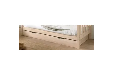 UnderBed Fritz Naturlig - Naturlig - Møbler - Barnemøbler - Barnebord - Nattbord barn