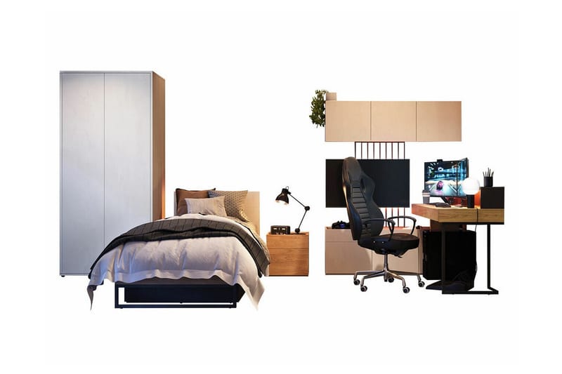 Rathmore Møbelsett For Barnerommet, Svart