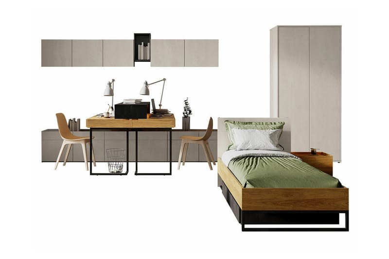 Rathmore Møbelsett For Barnerommet, Svart