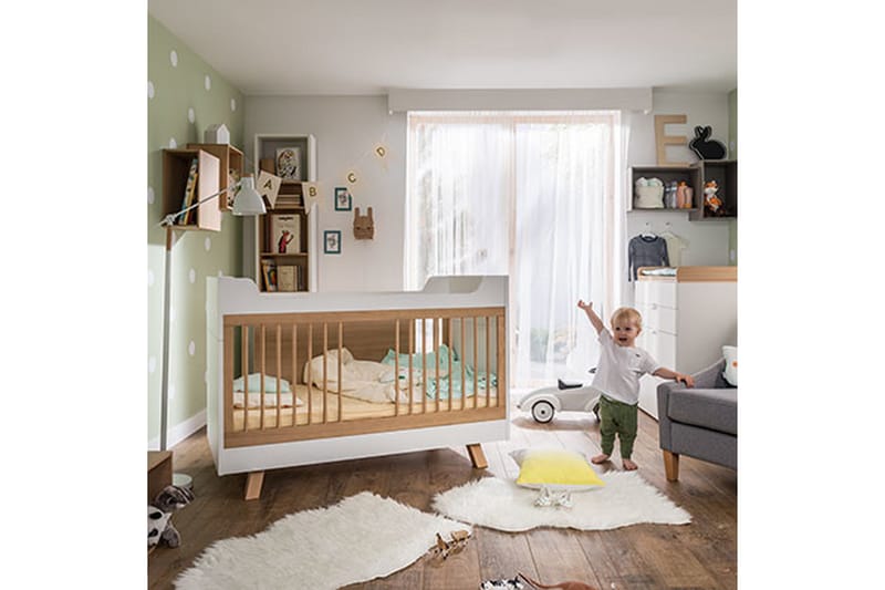 4You Sprinkelseng 70x140 cm Hvit - Hvit - Møbler - Barnemøbler - Barneseng & Juniorseng - Sprinkelseng