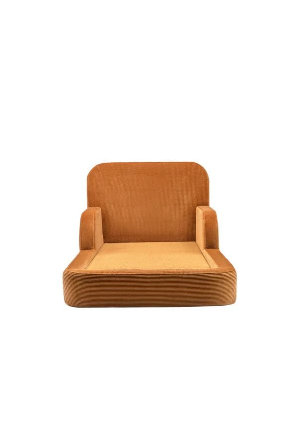 Barneseng Atelier Del Sofa Funbed Enkel (90 x 90 x 210 cm) Tile Red - Tile Red - Møbler - Barnemøbler - Barneseng & Juniorseng
