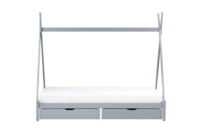 Barneseng med skuffer Devay - Grå - Møbler - Barnemøbler - Barneseng & Juniorseng - Husseng