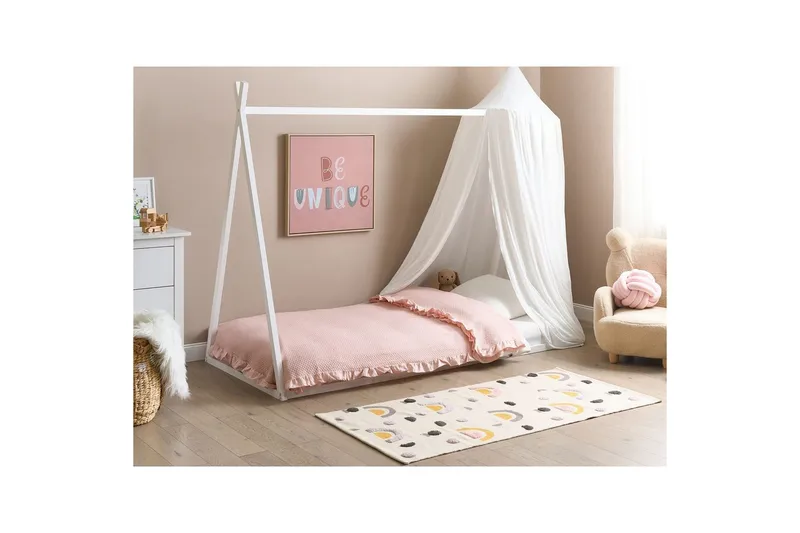 Barneseng Saurat - Hvit - Møbler - Barnemøbler - Barneseng & Juniorseng - Husseng