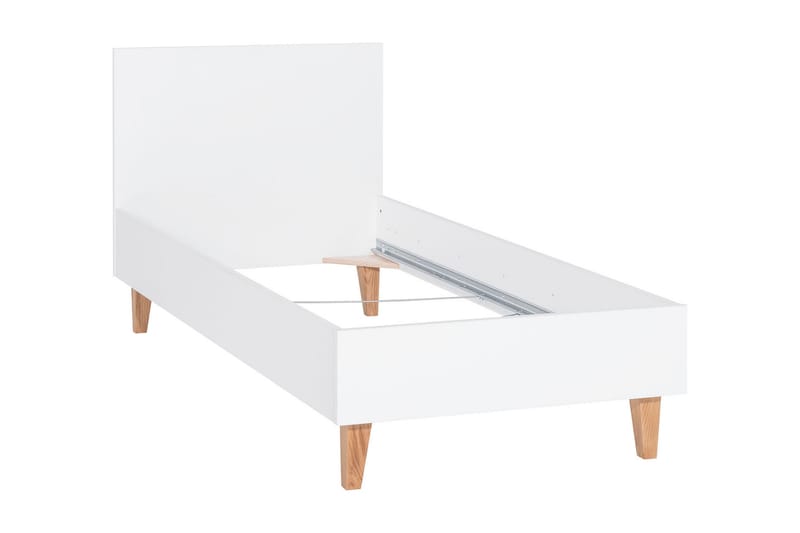 Concept Sengeramme 90x200 cm Hvit/Natur - Natur/Hvit - Møbler - Barnemøbler - Barneseng & Juniorseng