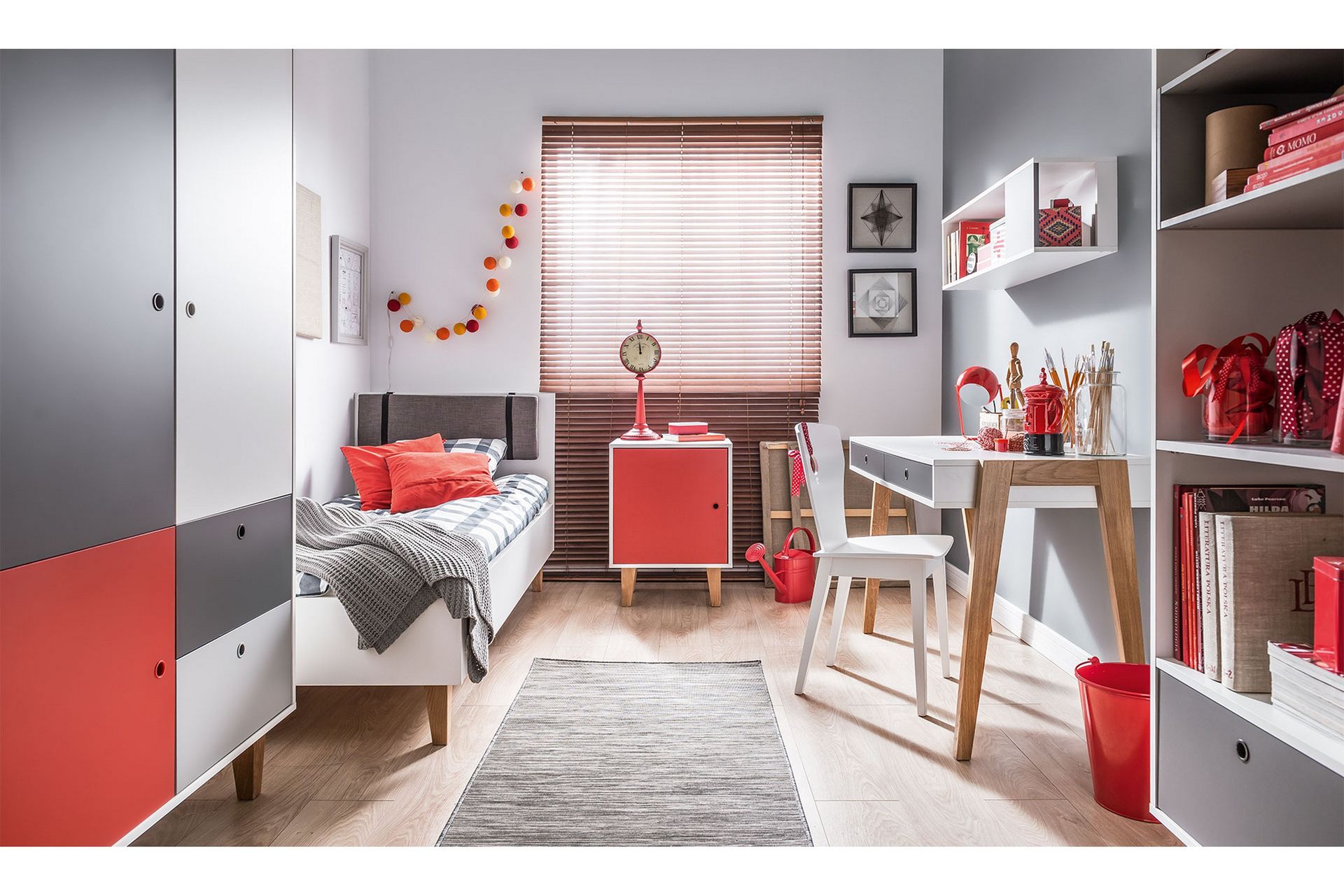 Concept Sengeramme 90x200 cm Hvit/Natur - Natur/Hvit - Møbler - Barnemøbler - Barneseng & Juniorseng