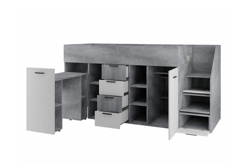 Dunvegan Juniorseng 90x200 cm - Hvid - Møbler - Barnemøbler - Barneseng & Juniorseng