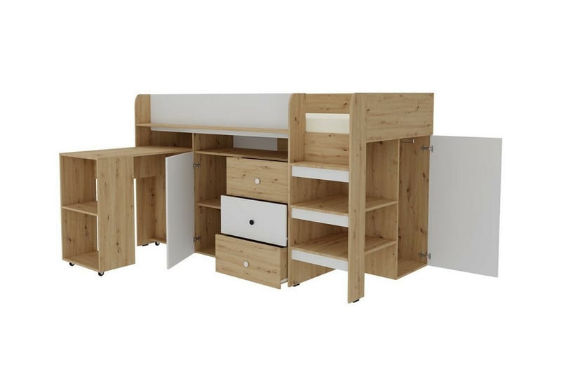 Dunvegan Juniorseng 90x200 cm - Svart - Møbler - Barnemøbler - Barneseng & Juniorseng
