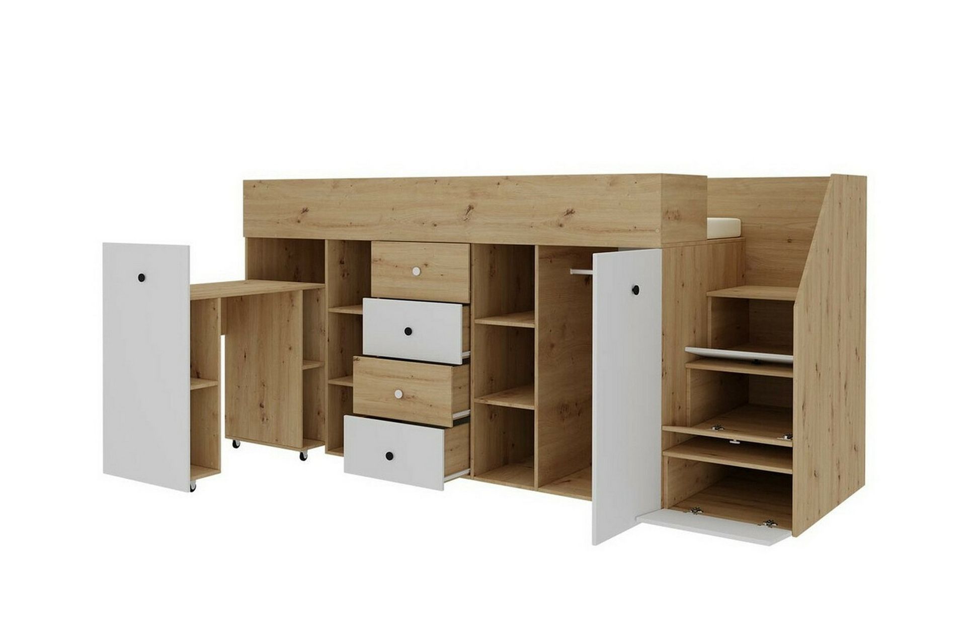 Dunvegan Juniorseng 90x200 cm - Svart - Møbler - Barnemøbler - Barneseng & Juniorseng