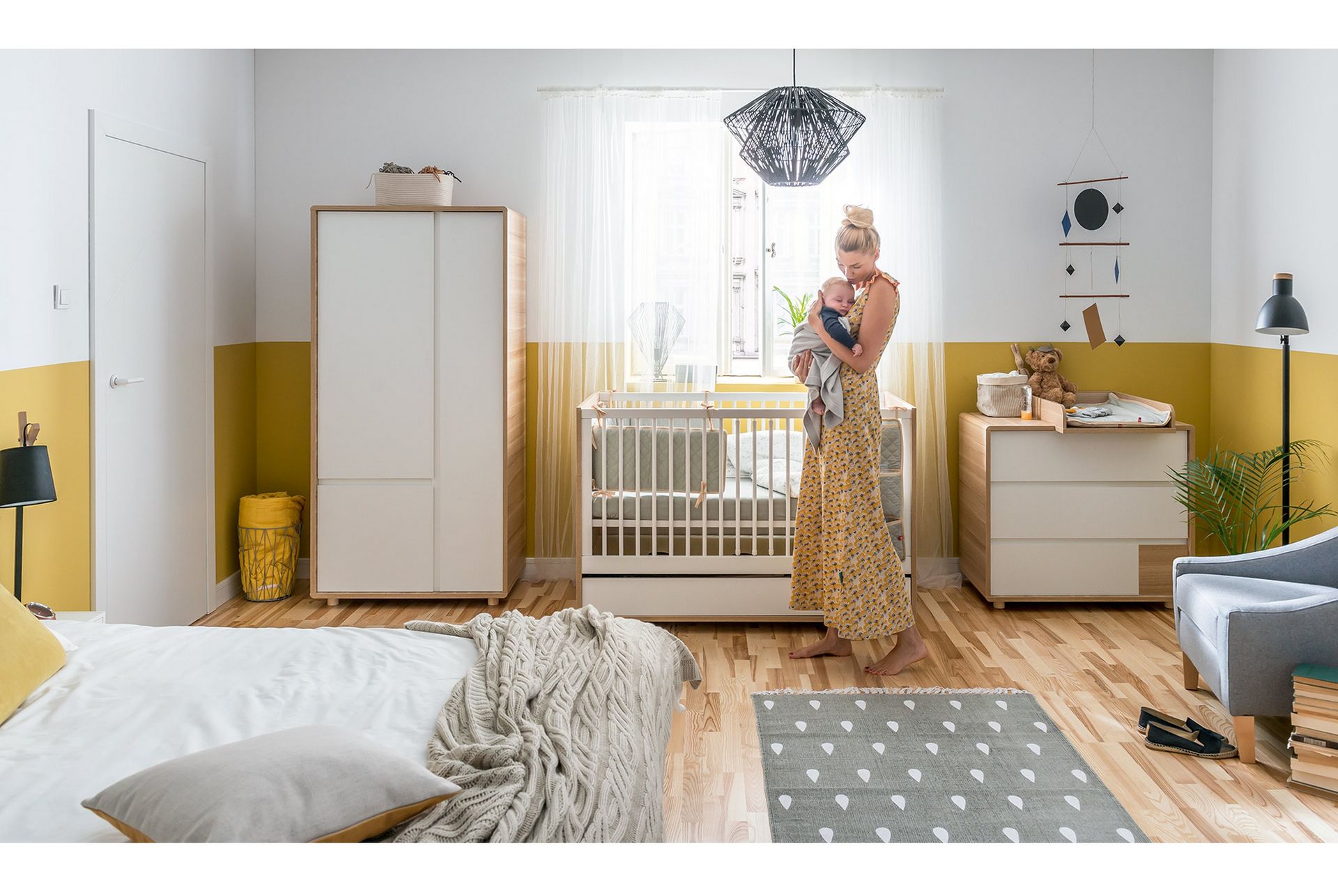 Evolve Sprinkelseng 70x140 cm Tre/Natur - Ek - Møbler - Barnemøbler - Barneseng & Juniorseng - Sprinkelseng