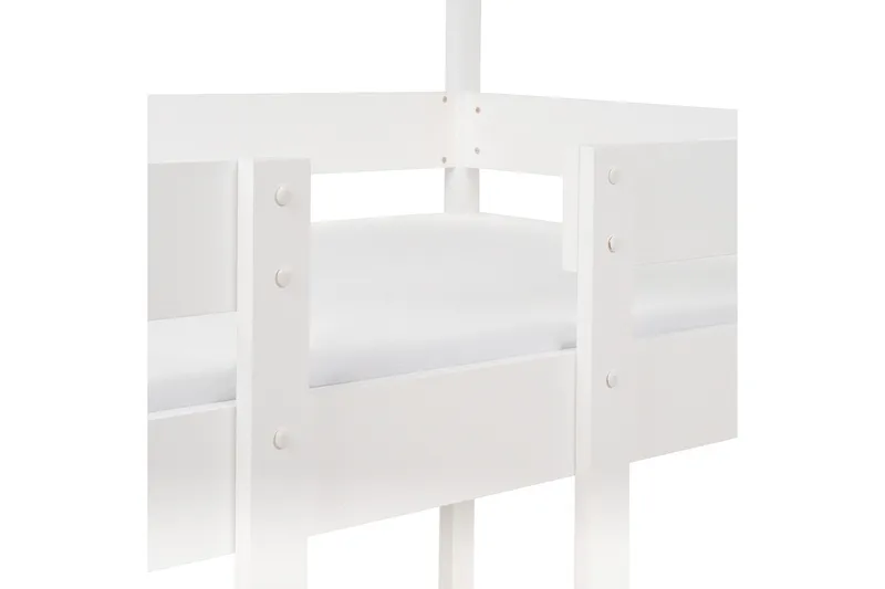 Fallon Køyeseng To Sengeplasser 90x200 - Hvit - Møbler - Barnemøbler - Barneseng & Juniorseng - Køyeseng barn