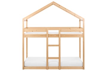 Fallon Køyeseng To Sengeplasser 90x200 - Lyst tre - Møbler - Barnemøbler - Barneseng & Juniorseng - Køyeseng barn