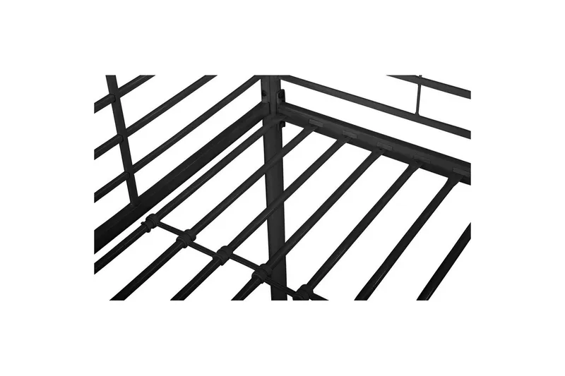 Høyseng Clove Svart - Svart - Møbler - Barnemøbler - Barneseng & Juniorseng - Loftseng barn