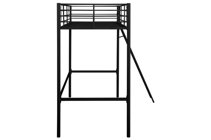 Høyseng Clove Svart - Svart - Møbler - Barnemøbler - Barneseng & Juniorseng - Loftseng barn