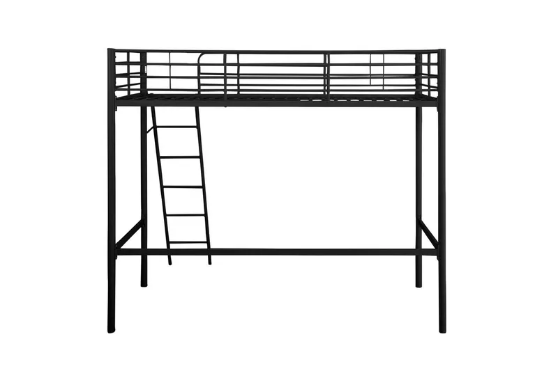 Høyseng Clove Svart - Svart - Møbler - Barnemøbler - Barneseng & Juniorseng - Loftseng barn