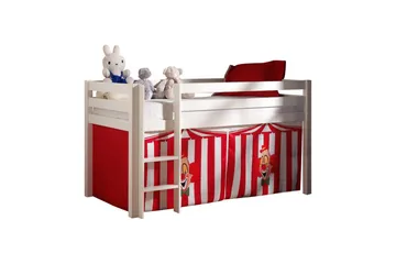 Høyseng med gardin Pino Hvit, Chucky