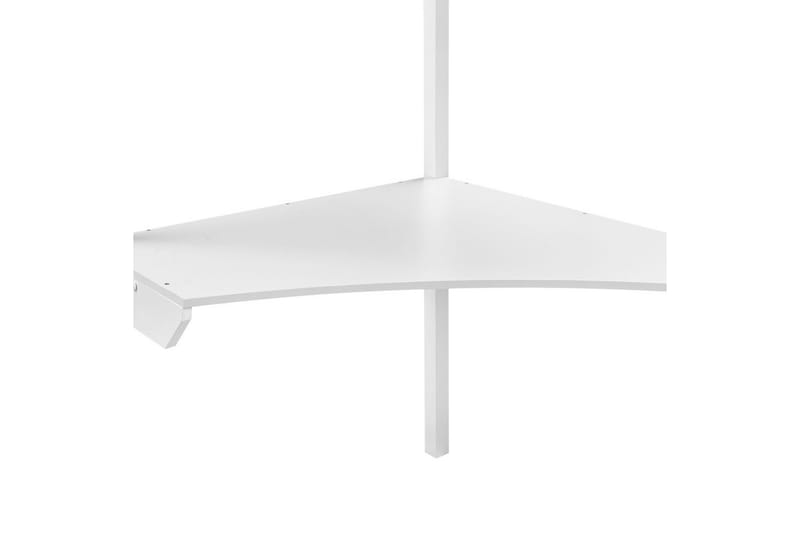 Høyseng med skrivebord Loury - Hvit - Møbler - Barnemøbler - Barneseng & Juniorseng - Loftseng barn