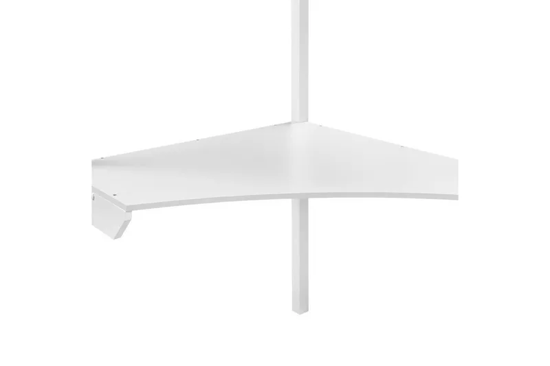 Høyseng med skrivebord Loury - Hvit - Møbler - Barnemøbler - Barneseng & Juniorseng - Loftseng barn