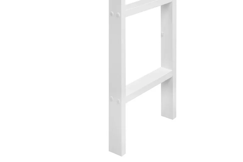 Høyseng med skrivebord Loury - Hvit - Møbler - Barnemøbler - Barneseng & Juniorseng - Loftseng barn