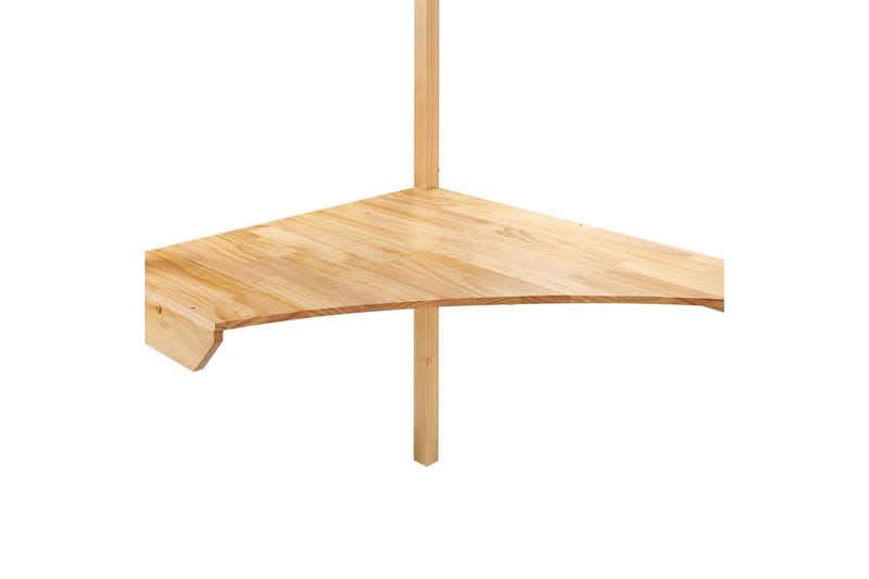 Høyseng med skrivebord Loury - Lyst tre - Møbler - Barnemøbler - Barneseng & Juniorseng - Loftseng barn