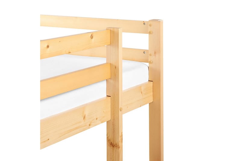 Høyseng med skrivebord Loury - Lyst tre - Møbler - Barnemøbler - Barneseng & Juniorseng - Loftseng barn