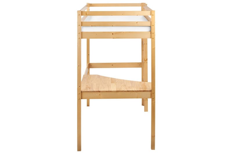 Høyseng med skrivebord Loury - Lyst tre - Møbler - Barnemøbler - Barneseng & Juniorseng - Loftseng barn