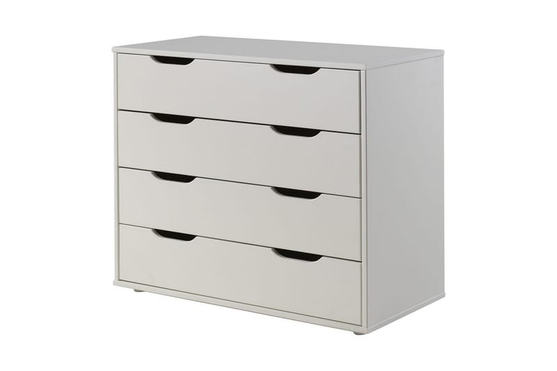 Høyseng med stige Scott matchende skrivebord, en bokhylle og en kommode med 3 skuffer - Møbler - Barnemøbler - Barneseng & Juniorseng - Loftseng barn