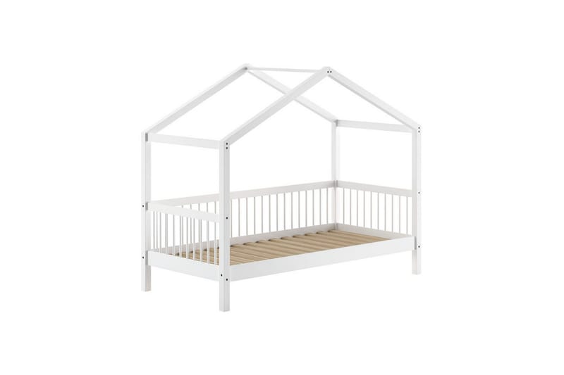 Husseng med sikkerhetskant Forrest Hvit - Hvit - Møbler - Barnemøbler - Barneseng & Juniorseng - Husseng