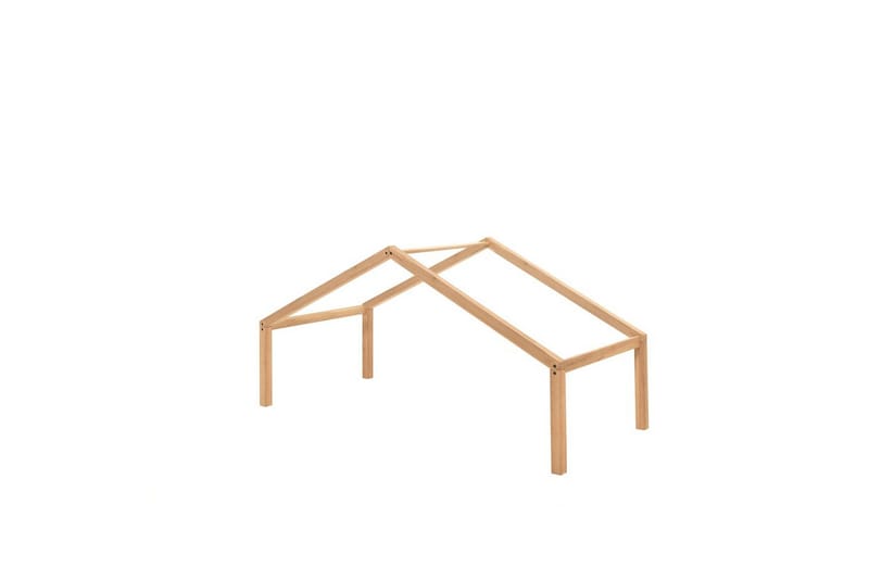 Husseng med sikkerhetskant tekstilsett Forrest Eik - Eik - Møbler - Barnemøbler - Barneseng & Juniorseng - Husseng