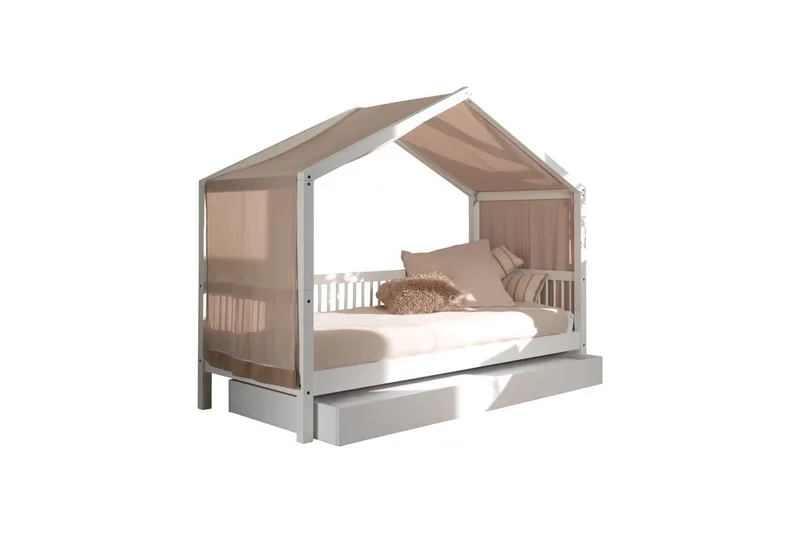 Husseng med skuffe tekstilsett Forrest Hvit, Hvit