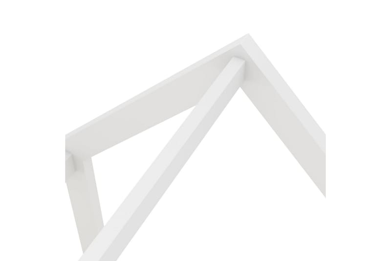Ramme for barneseng med skuff hvit heltre furu 70x140 cm - Hvit - Møbler - Barnemøbler - Barneseng & Juniorseng - Husseng