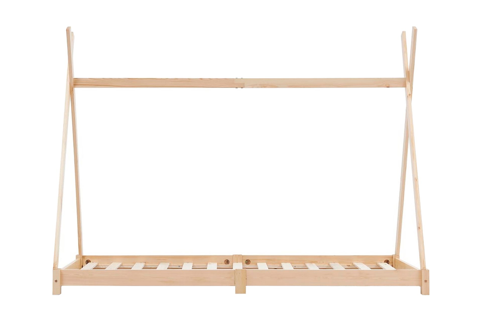 Sengeramme for husseng barn heltre furu 70x140 cm - Møbler - Barnemøbler - Barneseng & Juniorseng - Husseng