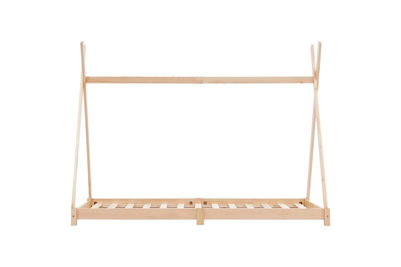 Sengeramme for husseng barn heltre furu 80x160 cm - Møbler - Barnemøbler - Barneseng & Juniorseng - Husseng