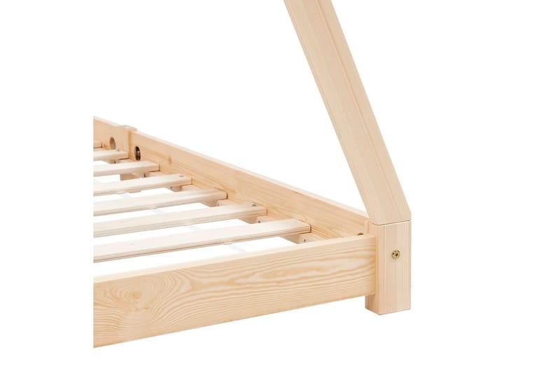 Sengeramme for husseng barn heltre furu 80x160 cm - Møbler - Barnemøbler - Barneseng & Juniorseng - Husseng