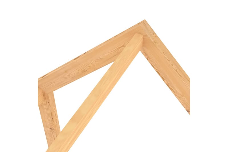 Sengeramme hus for barn med skuffer heltre furu 90x200 cm - Brun - Møbler - Barnemøbler - Barneseng & Juniorseng - Husseng