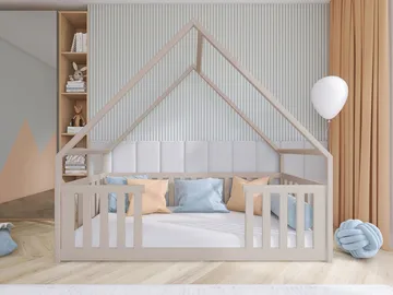 Jovricon Hussäng 96x208 cm - Beige - Møbler - Barnemøbler - Barneseng & Juniorseng - Husseng