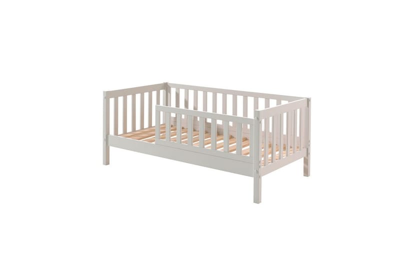 Juniorseng med skuff Småbarnsseng Hvit - Hvit - Møbler - Barnemøbler - Barneseng & Juniorseng