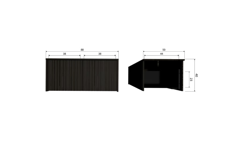 Køye-benk New Gravure - Espresso, Askefinér - Møbler - Stoler & lenestoler - Benk - Entrebenk
