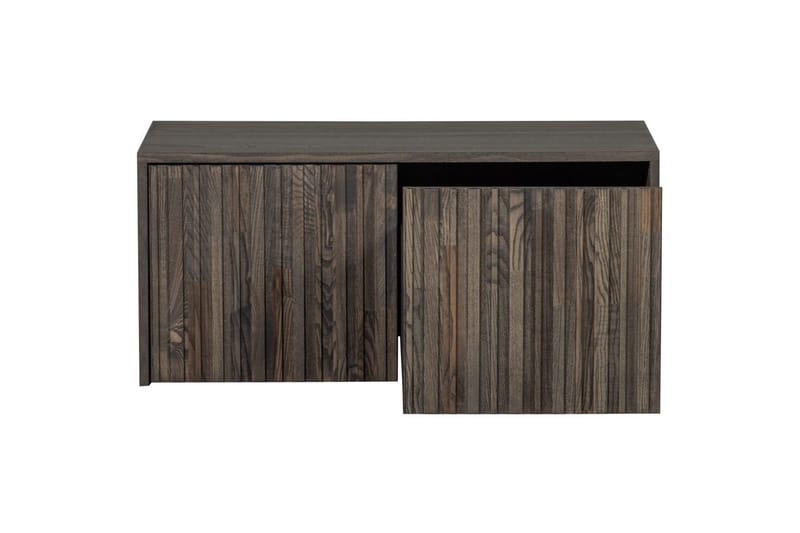 Køye-benk New Gravure - Espresso, Askefinér - Møbler - Stoler & lenestoler - Benk - Entrebenk